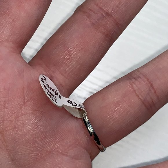 Faux Pearl and CZ SLP ring, size 7, Sizeable - Picture 12 of 12